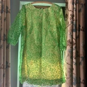 Vintage green dress M